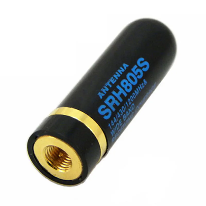 SRH805S Двухдиапазонная UHF + VHF антенна SMA для Baofeng UV3R UV100 LINTON LT6100 LT6188 YAESU/Vertex VX 6R