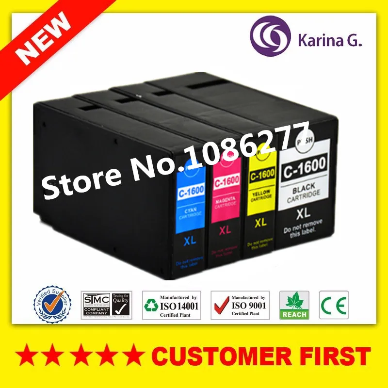 Совместимый с чернильным картриджем PGI1600 подходит для струйного принтера Canon MAXIFY