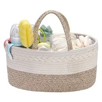 1pcs baby diaper storage basket baby bottle storage basket multifunctional diaper bags can be used as food basket laundry basket