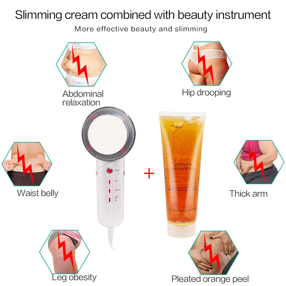 

3pcs Slimming Cream 300ML Fat Burning Cream Slimming Gel for Ultrasound Cavitation Body Slimming Machine Fat Burner Weight Loss