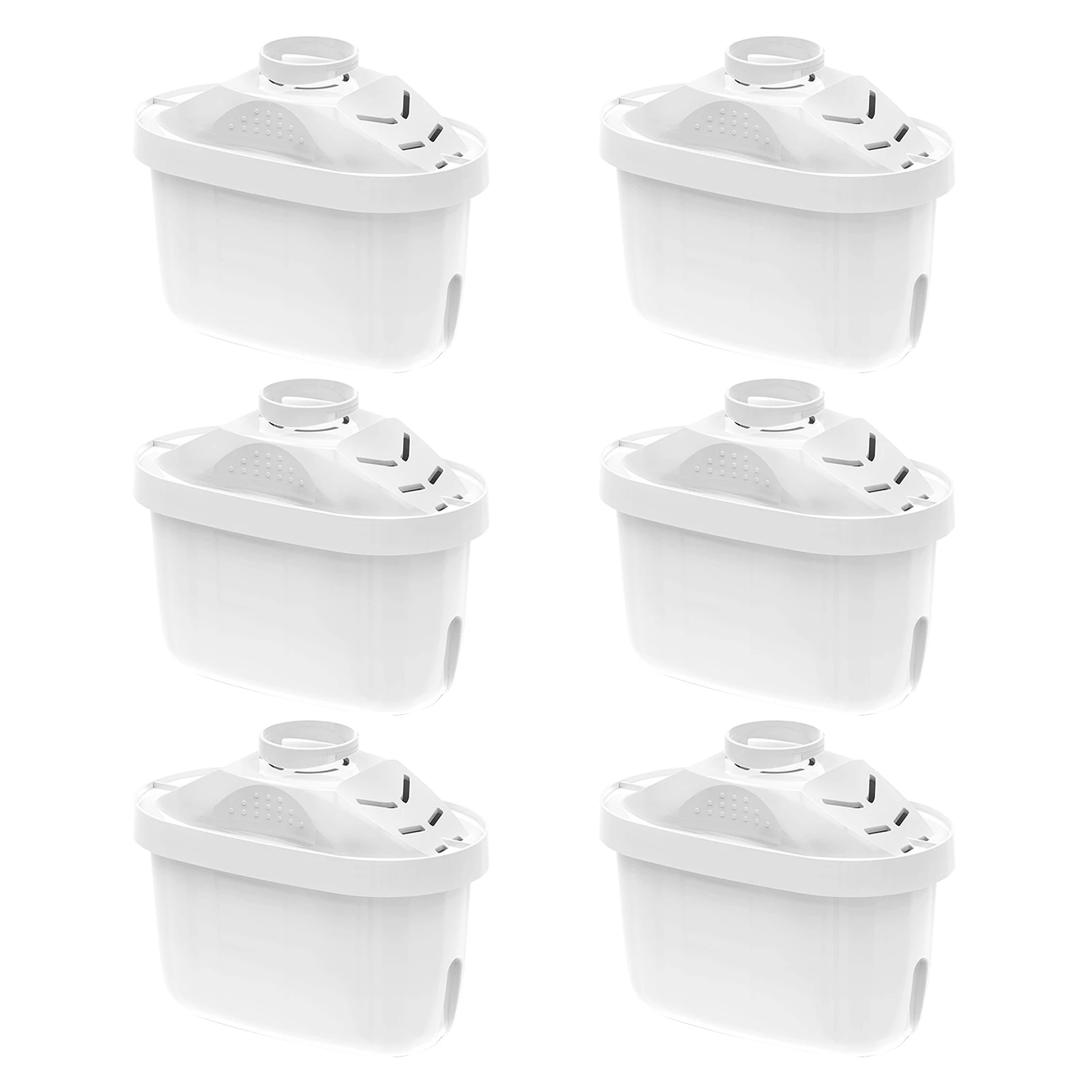 

6pcs Water Filter Cleaning Home Kitchen PP Replacement For Jug Purifier Universal Accessories Easy Install Lightweight