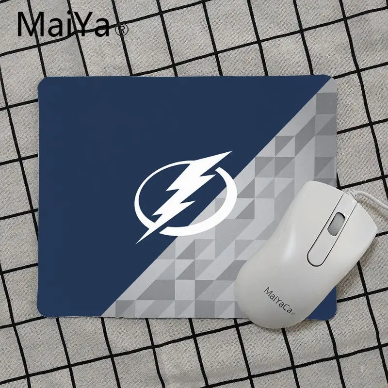 No Lock Edge25x29cm Maiya высокое качество Tampa Bay Lightning ice hockey высокоскоростной коврик для мыши Лидер продаж подставка под руку мышь - Цвет: No Lock Edge25x29cm