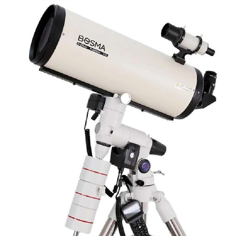 Bosma Maca 200/2400 Main Mirror Astronomical Telescope Maxvision EXOS-2 Goto Equatorial Mount 2 Inches ST3 Steel Tripod | Инструменты