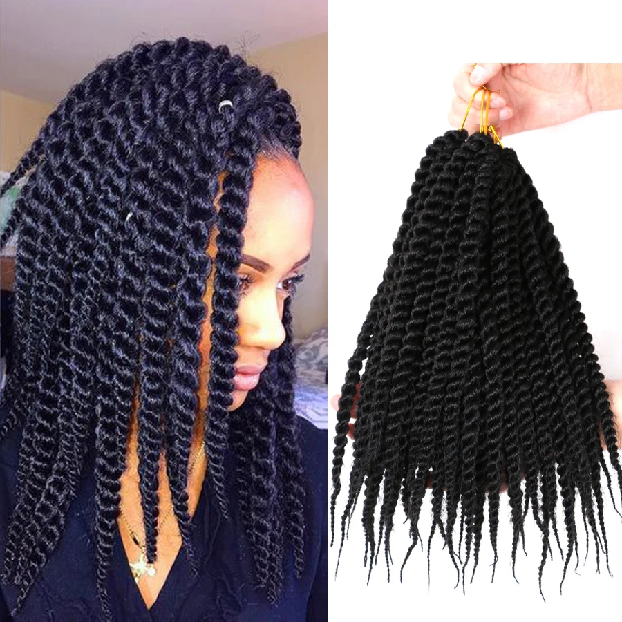 DAIRESS 12 &quotСенегальские скрученные волосы на крючках косички стендов