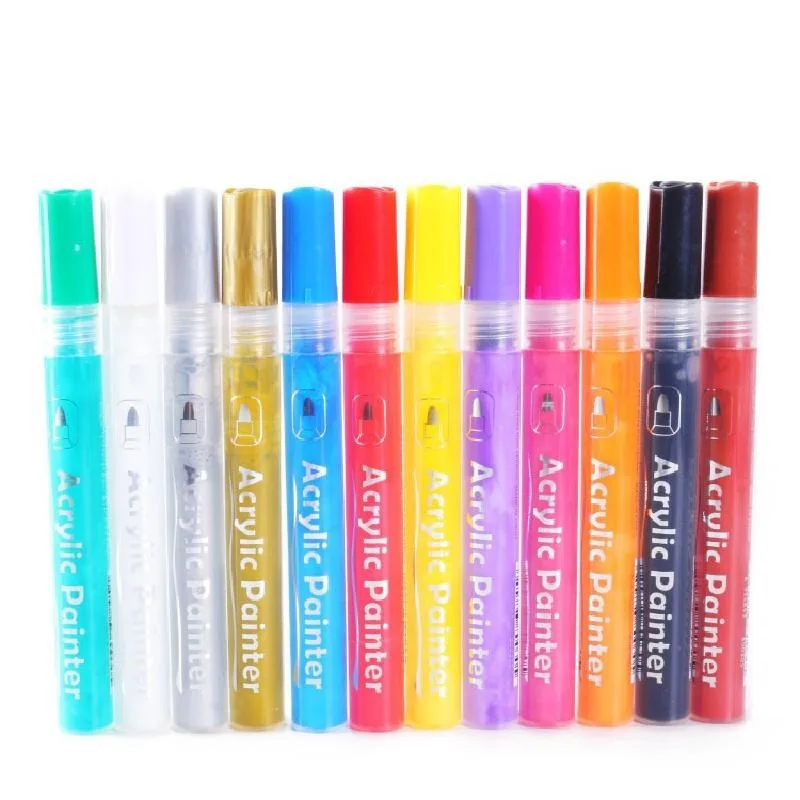 Акриловый маркер ручная роспись камень Эд керамический сделай сам фотоальбом