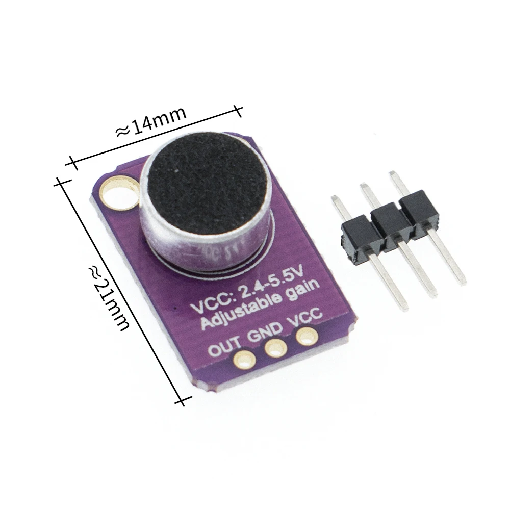 GY-MAX4466 электретный усилитель микрофона MAX4466 Регулируемый Модуль-усилитель |