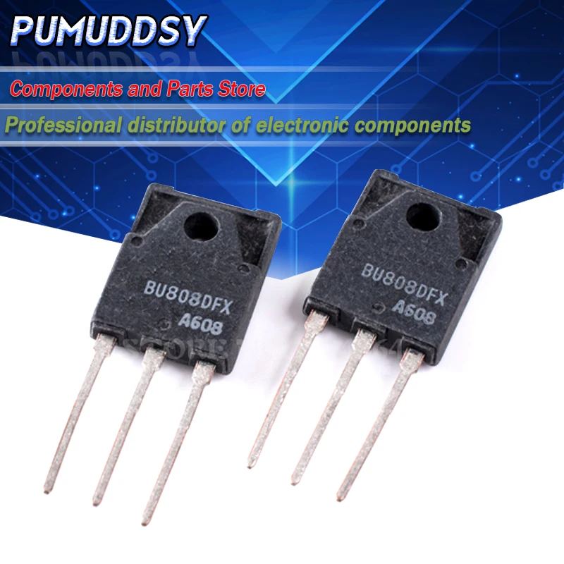 5 шт. BU808DFX TO3P BU808 BU808DFI TO-3P IC | Электронные компоненты и принадлежности