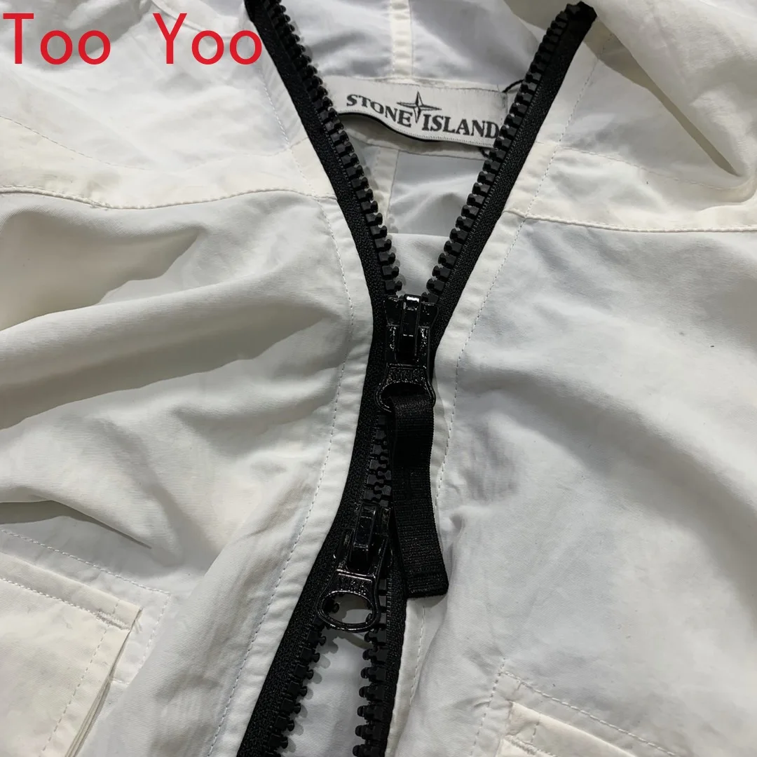 

New Young Men's Zipper Cardigan Hoodie Workwear Jacket Korean Style Casual Men's Clothing Trendy Jacket Men Fashion Closing Tren