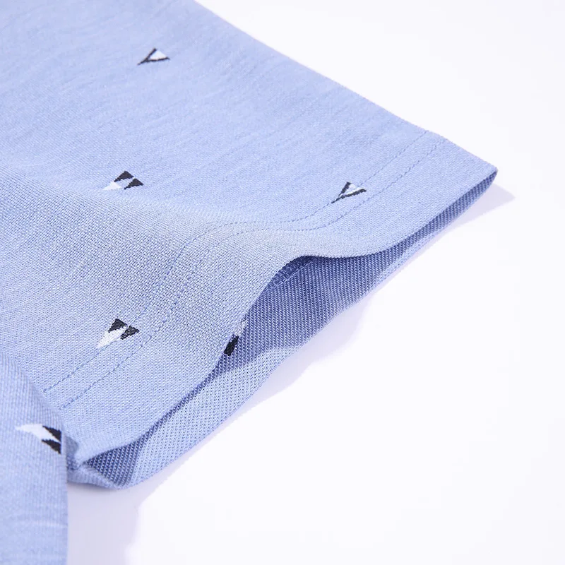 

Summer New Men T-shirt 2021 Short Sleeve Business Casual Tshirt 70% Cotton, 30% Mulberry Silk Shirt