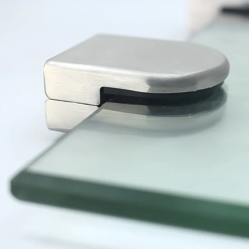 1 шт. 304 нержавеющая сталь регулируемый для стекла зажим двери кронштейн плоская