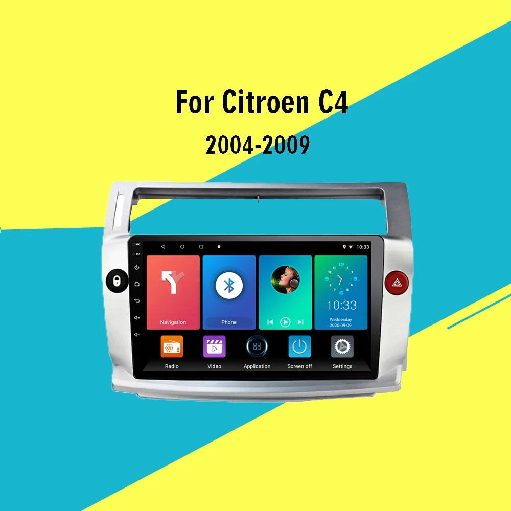 Автомобильный мультимедийный плеер для Citroen C4 C Triumph Quatre 2004 2009 Авторадио 2 Din