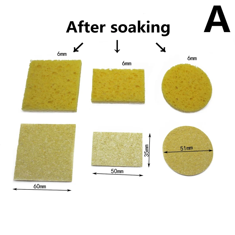 5 шт. электрическая паяльная губка устойчивая к высоким
