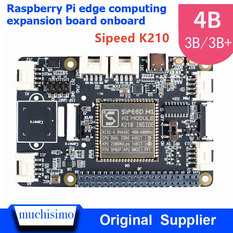 Raspberry Pi 4B 3B роща AI HAT Edge компьютерная Расширительная плата бортовой робот sipeed K210