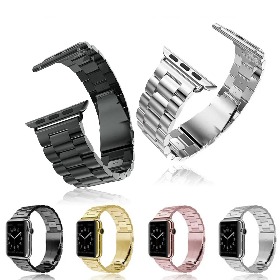 Нержавеющая сталь ремешок для наручных часов Apple Watch, 42 мм, 38 мм, версия 1/2/3/4(мы продаем только ремешок для часов браслет для наручных часов iWatch серии 4 5