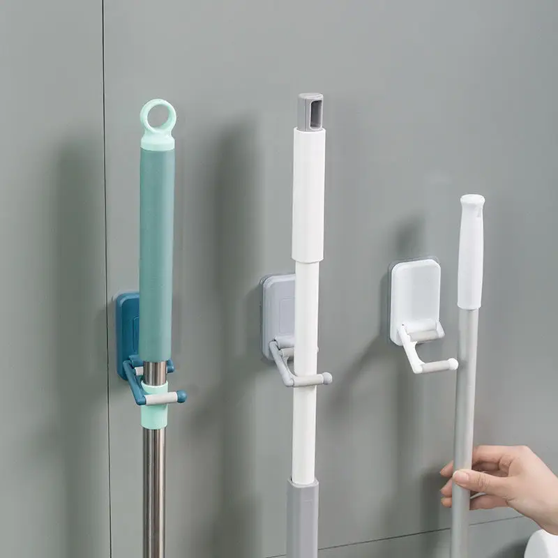 

Mop Hook Bathroom Storage Rack Mop Rack Storage Rack Strong Bathroom No Punch Mop Clip Storage