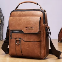 brand new mens messenger bag large capacity business shoulder bag leather handbag fashion mens bag briefcase travel bag
