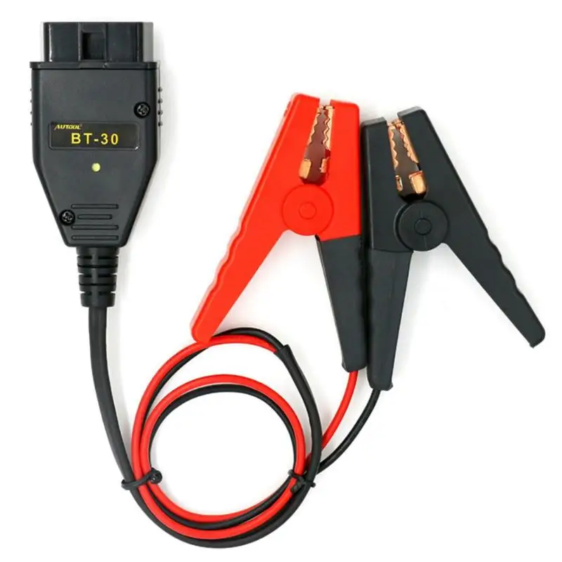 AUTOOL BT-30 Car OBD2 ECU Memory Saver Battery Replacement Tool Automotive OBD 2 II Auto Emergency Power Supply Connector Cable |
