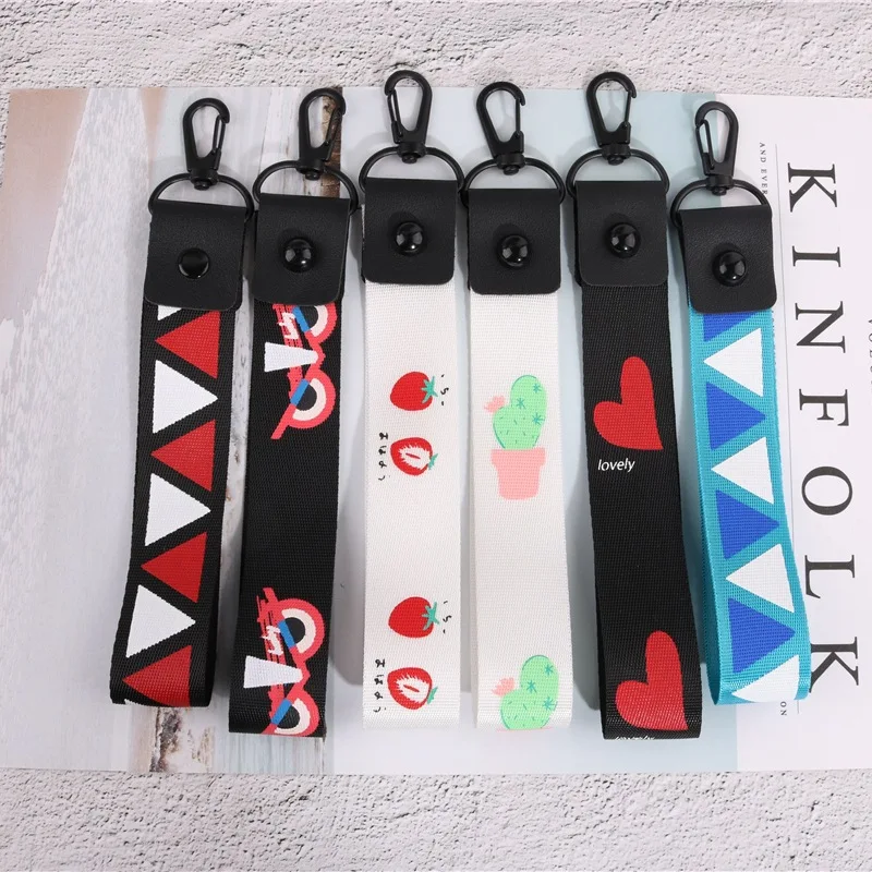 Треугольный шнурок популярного цвета для ключей и телефонов брелоки с