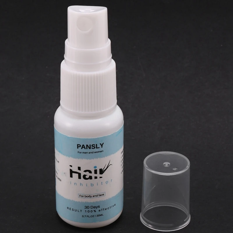 

PANSLY 2Pcs Hair Growth Inhibitor Facial Removal Cream Spray Beard Bikini Body Armpit Painless - 50Ml & 20Ml