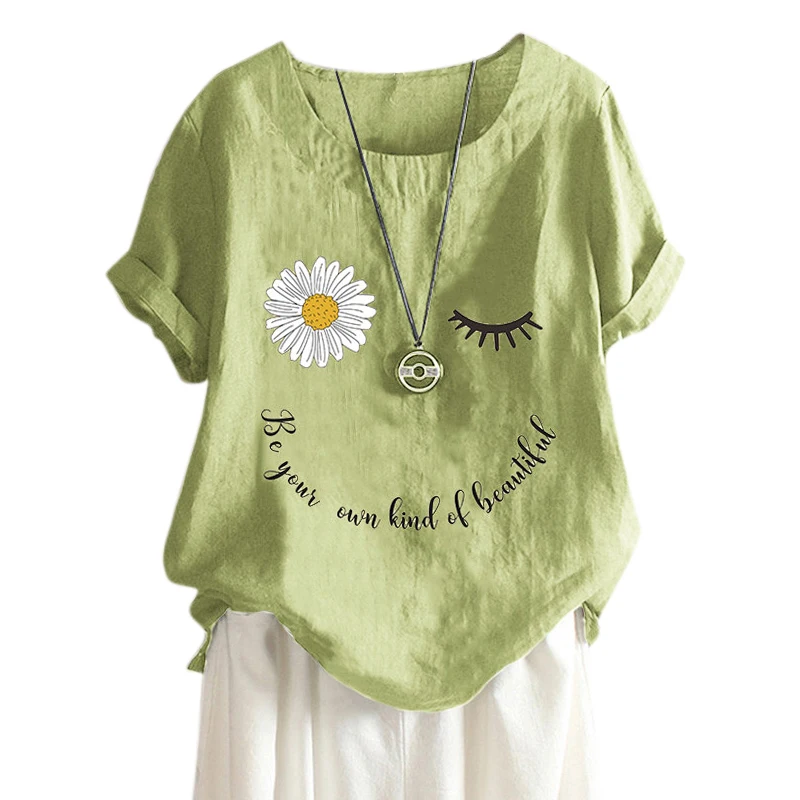 Vicabo/белые женские топы Летние модные повседневные футболки с круглым вырезом и