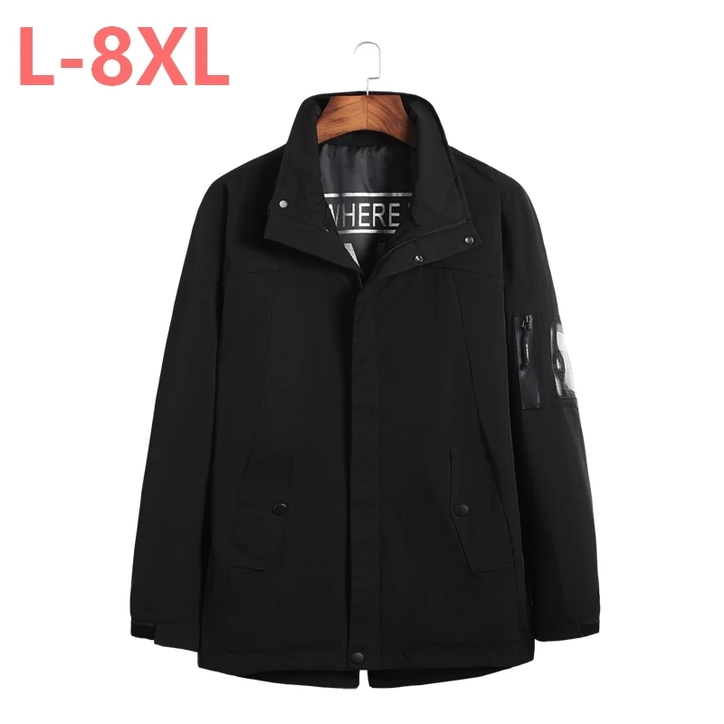 

Plus size 10XL 8XL 6XL 5XL 4XL Men's Casual Jackets Man's Army Waterproof Coats Male Jacket Breathable Windproof Raincoat big