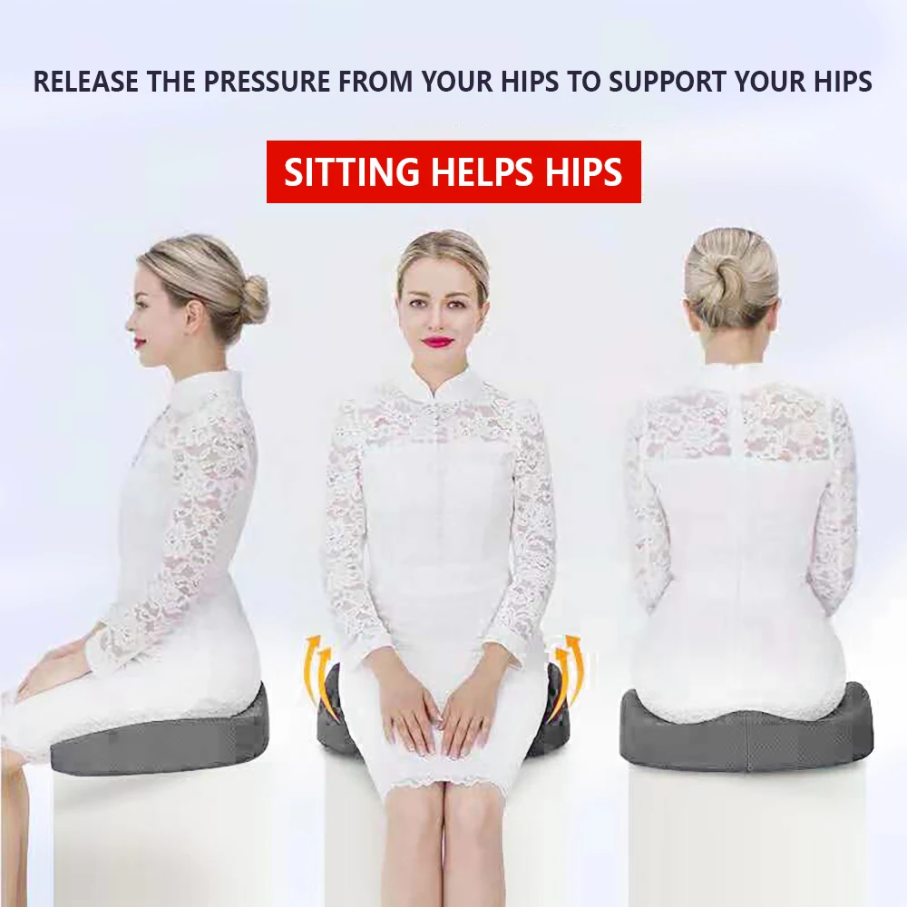 Подушка для поясницы из пены с эффектом памяти подушка сидения офисного кресла