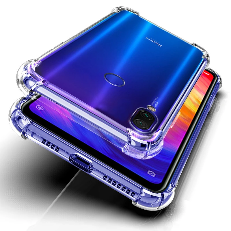 Прозрачный силиконовый чехол для redmi note 7 мягкий xiaomi 8 pro xaomi xiomi redmi7a ударопрочный