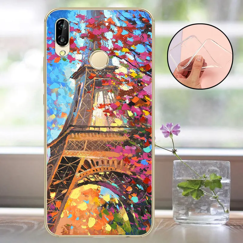 Чехол MONAEVA 5 84 дюйма для Huawei P20 Lite мягкий чехол из ТПУ Nova 3e бампер | Мобильные
