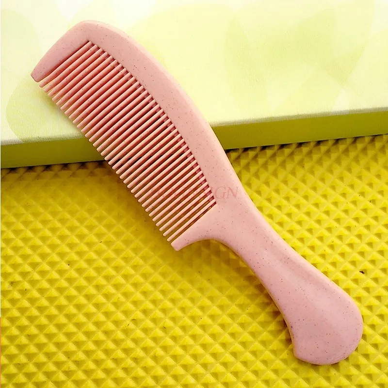 2pcs Plastic Comb Thicken Comb Large Unbreakable Hair Long Hair Perm Hair Thick Hair Soft Tooth Comb Sale