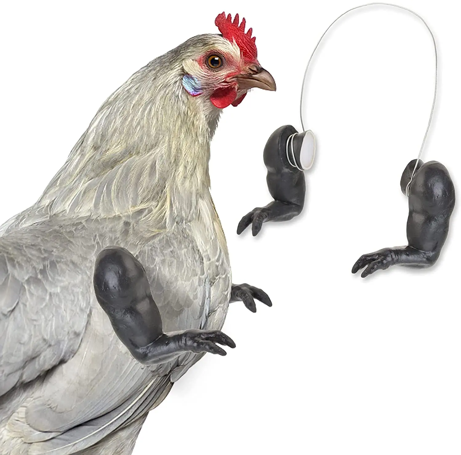 Chicken Arms Put on Chickens to Wear T-Rex Raptor Strong Muscle Dinosaur Claw Funny Toys Photo Props | Игрушки и хобби