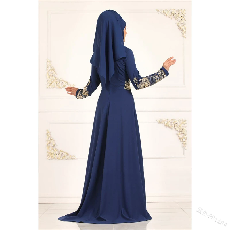 

Muslim Fashion Abayas For Women Turkish Clothing Dubai Islamic Traditional Clothing Elegant Embroidery Eid Mubarak Casual Wear