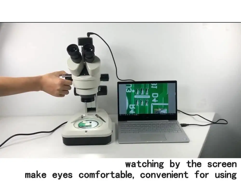 phenix zoom stereo 7x 90x trinocular mobile phone repair microscope for electronic soldering free global shipping