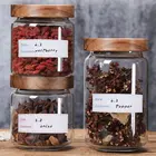 Наклейки для кухни с морозильной камерой, 150 шт.рулон, этикетки для хранения продуктов с морозильником, датами, для контейнеров, банок, упаковки, Прямая поставка