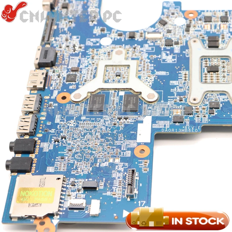NOKOTION 636375-001 650199-001 аккумулятор большой емкости DA0R13MB6E0 материнская плата для