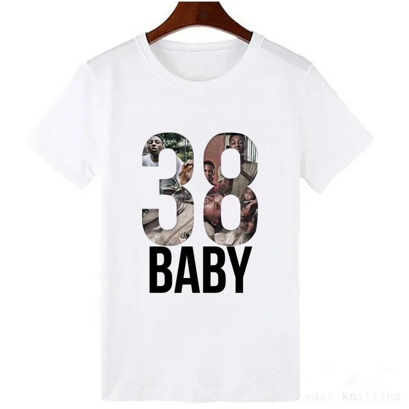 T-shirts-Camiseta con estampado de rapero para chico joven, Camiseta de cuello redondo, camiseta de manga corta suave, moda de verano 2021