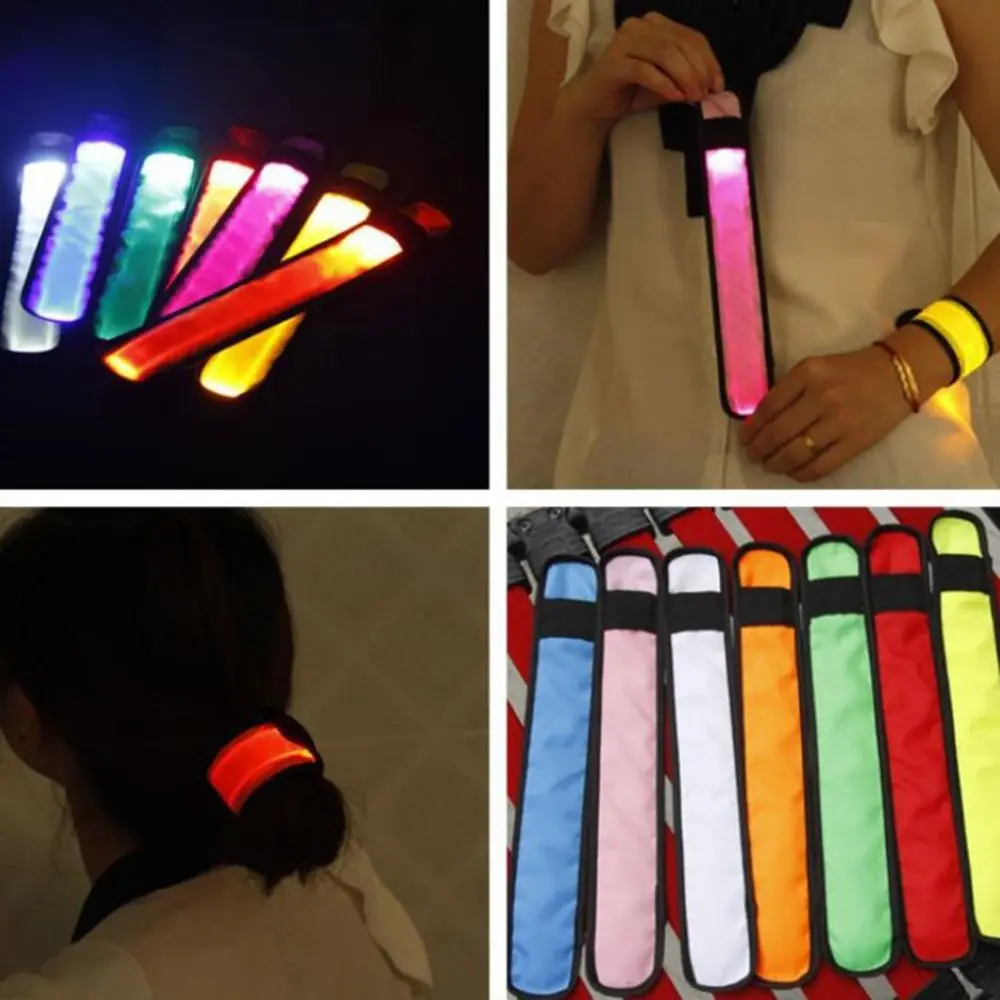 Ночные повязки на руку рукава светодиодный светильник безопасность рука теплее