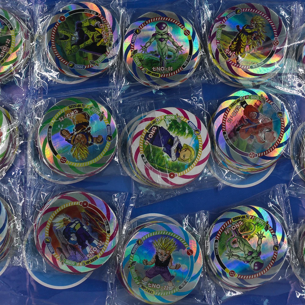 Открытки с покемоном для детей 12 шт. коллекции игрушек Dragon Ball Z супер блестящие