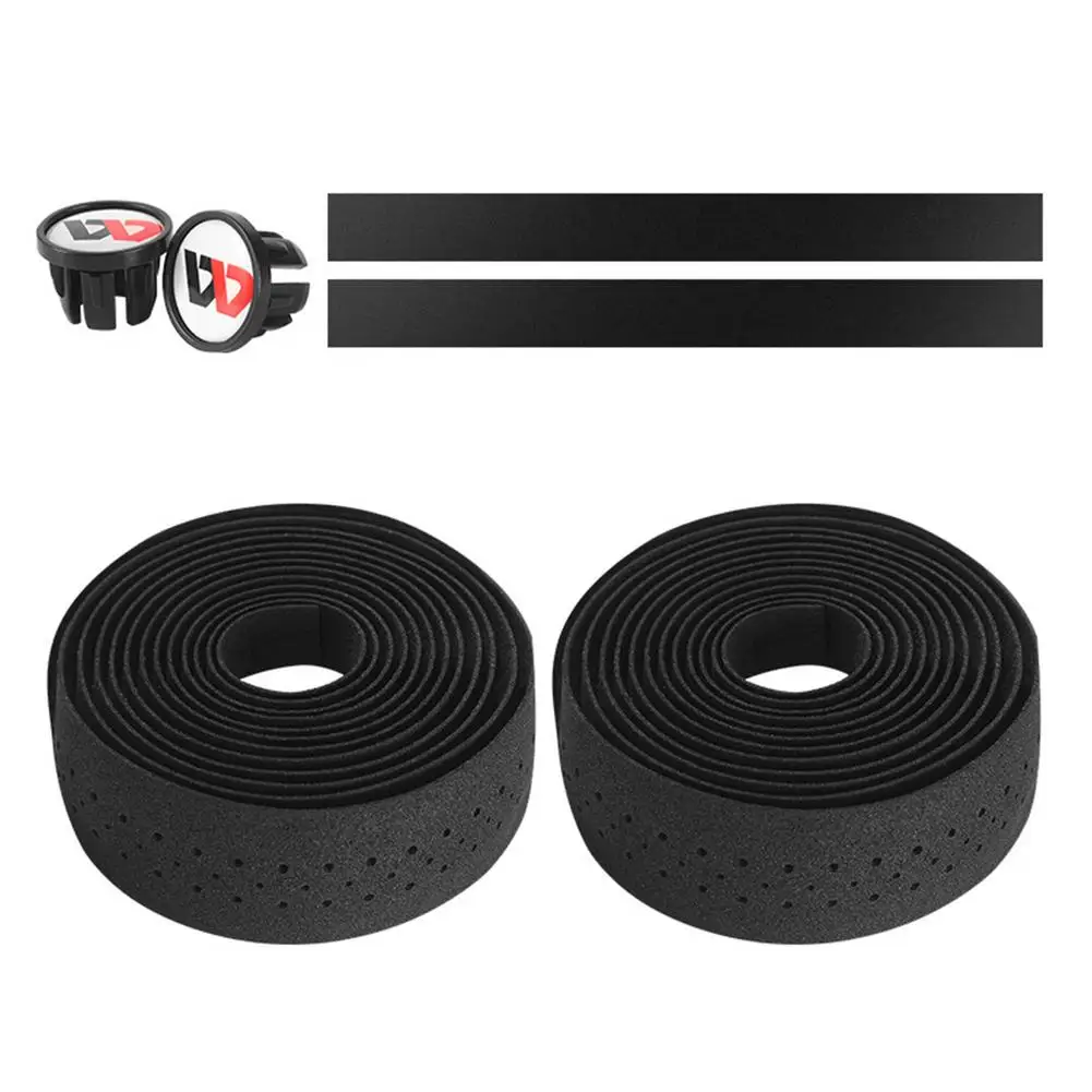 

Road Bike Handlebar Wrap Bicycle Handlebar Wrap Tape EVA Road Bike Bar Tape Black For Road Bikes And Cycling Badminton Racket