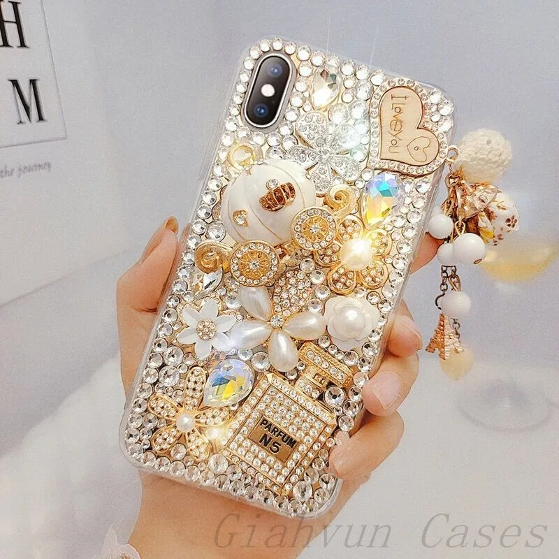 

Bling Diamond Pumpkin Car Soft Phone Case For Oneplus 1 + 6 6T 7 7Pro T Pro 8 8T 8Pro 7T 7TPro 9 10 RT N200 N100 R 2T Cover case