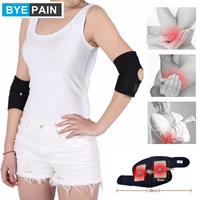 1pair byepain tourmaline magnetic therapy self heating elbow pad elbow support belt brace breathable and comfortable