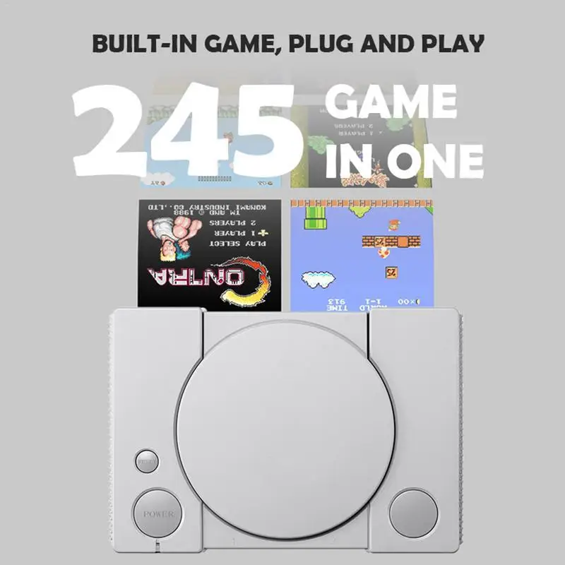 Консоль игровая классическая 8 бит для PS1 Mini Home 620 | Электроника