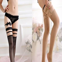 sexy long stockings women lace top anti skid thigh high over knee socks stretchy rivet stocking hosiery medias de mujer