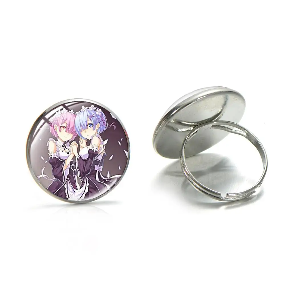 Модное аниме кольцо SONGDA с рисунком RE: ZERO ювелирные изделия для косплея ОЗУ Рем