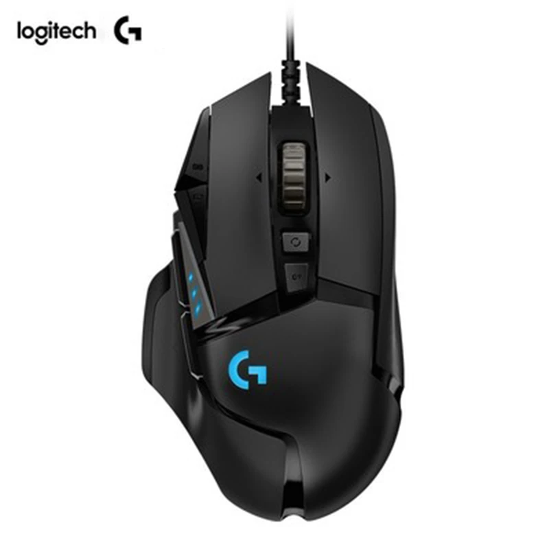 

GamerLogitech G502 HERO Optical HERO Sensor Mouse 16,000DPI Adjustable 11Programmable Buttons USB Wired Mechanical Gaming Mice