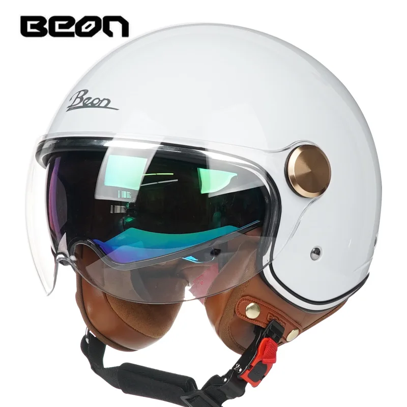 Casco BEON B120 мотоциклетный шлем beon twin shield мотоциклетные шлемы ECE Сертификация -