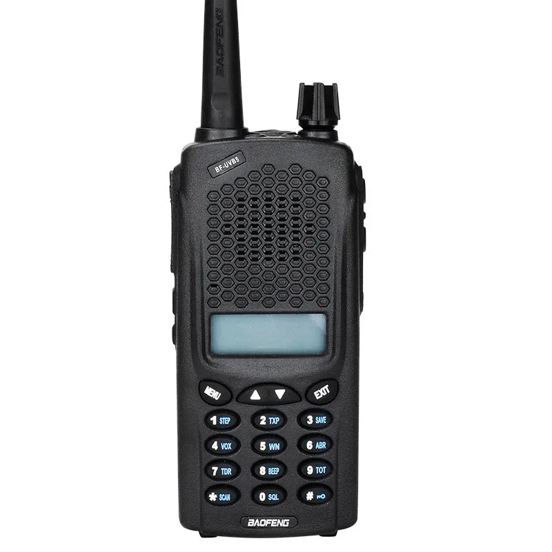 Baofeng BF UVB5 Plus Радио рация двойной дисплей отдельные A/B PTT ключи VOX 400 480 MHz ЖК экран Ham