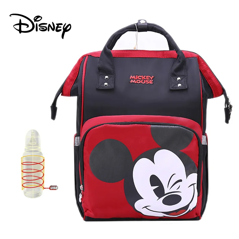 23 Disney бутылочки для кормления Изоляционные сумки USB Ткань Оксфорд сумка для хранения подгузников рюкзак мода водонепроницаемый большой емкости Сумки для подгузников - Цвет: 23