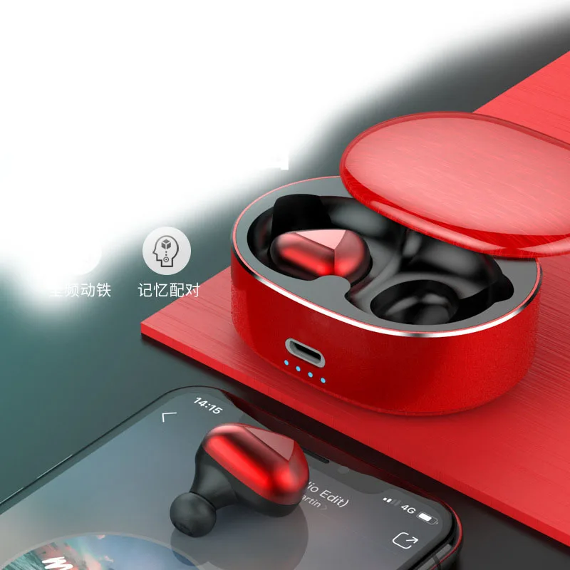 Touch Dual ear TWS Магнитный поглощающий отсек Bluetooth гарнитура 5 0 автоматический двойной