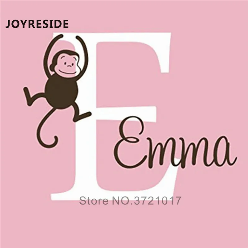 Design5 JOYRESIDE персонализированные названия стикер стены дома спальни Наклейки на стены с именем на заказ различные конструкции выбрать стены Sicker винил WM001 - Цвет: Design5