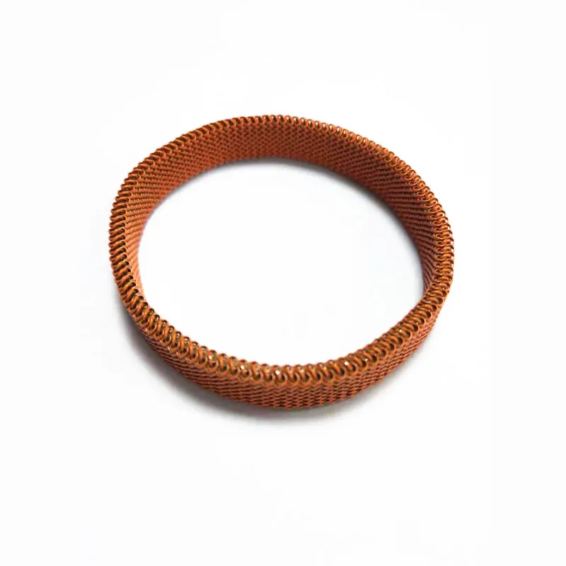 Оранжевые повседневные сталь эластичные браслеты с подвесками женские